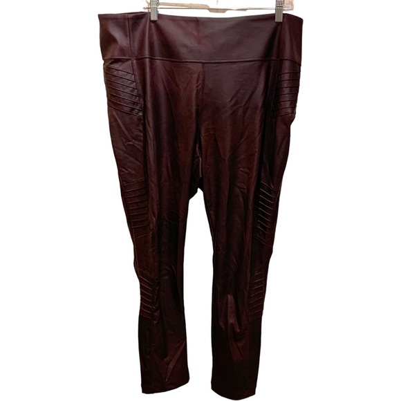 Athleta Delancey Gleam Moto Tight in Size 3X - Picture 4 of 9